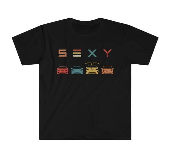Tesla S3XY t-shirt gift for electric car enthusiasts