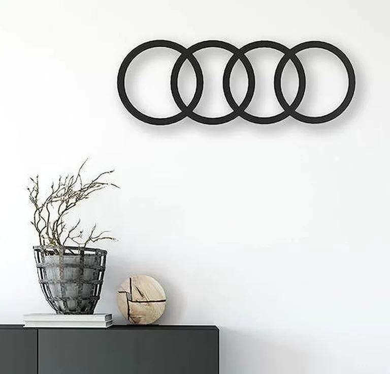 Audi Owner gift Rings Wall Art