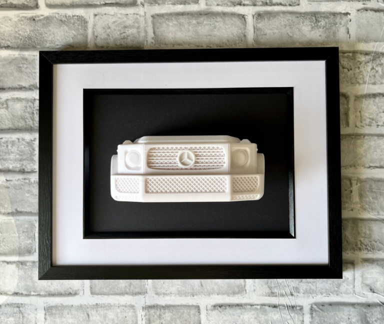 Mercedes Gifts framed sculpture