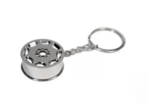 Mercedes owner gift wheel keychain