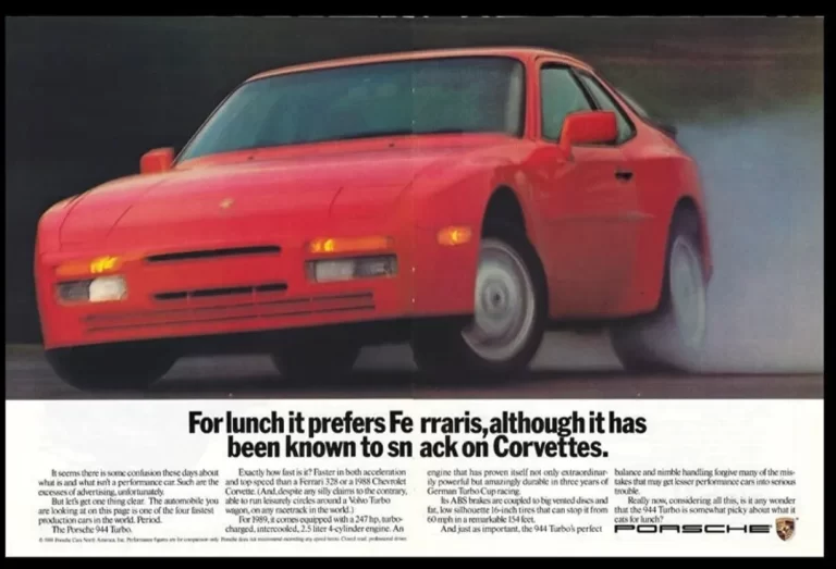 Porsche Gifts Vintage ad