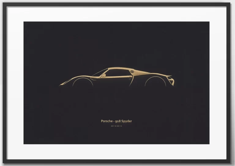Porsche Gifts engraved art