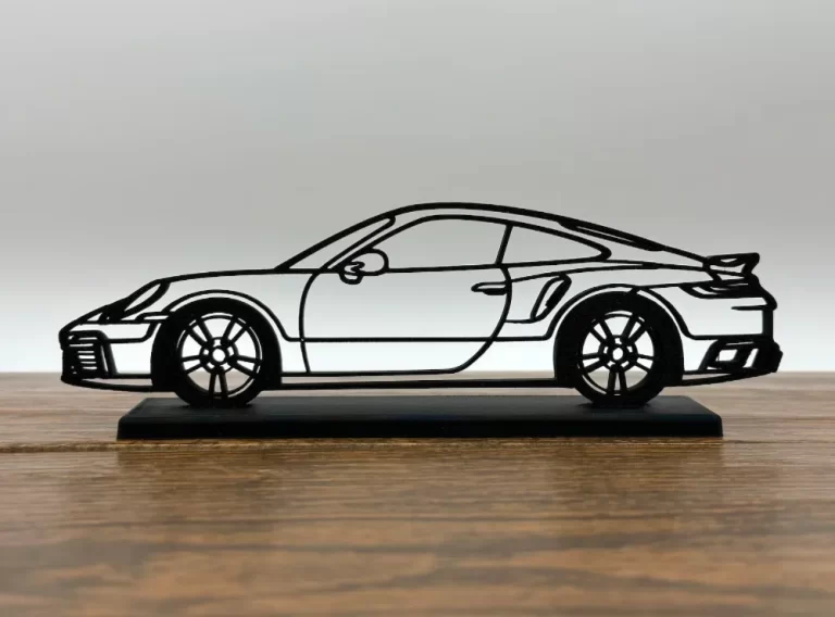 Porsche Gifts wire silhouette