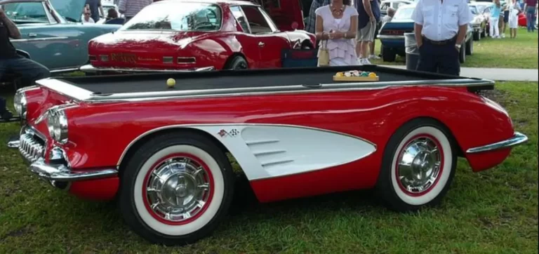 Chevy corvette pool table gift gearhead