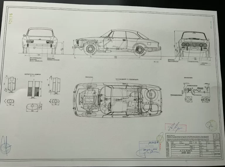 Alfa Romeo Blueprint Gift