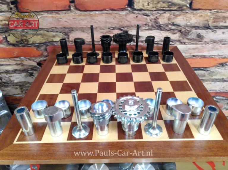 Alfa Romeo Engine chess gift