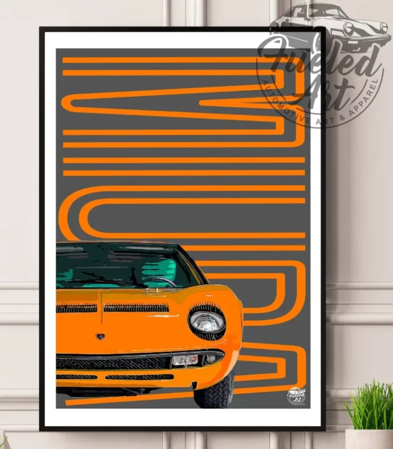 Lamborghini Gifts Miura art