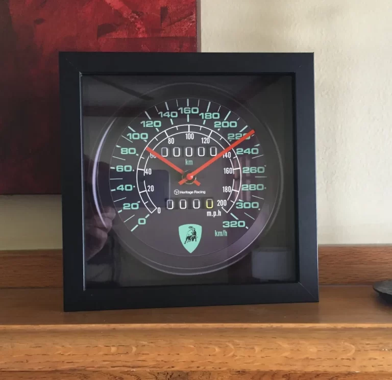 Lamborghini Gifts Countach clock