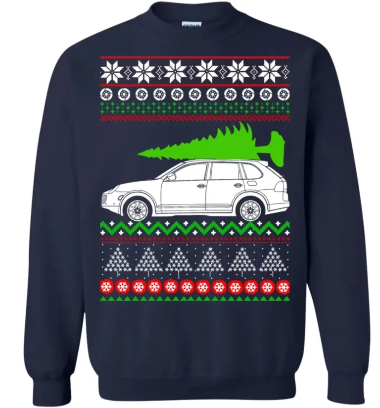 Porsche Christmas sweater cayenne