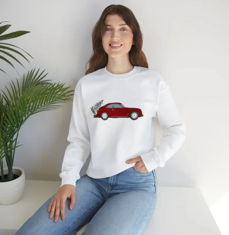 Porsche christmas ladies sweater