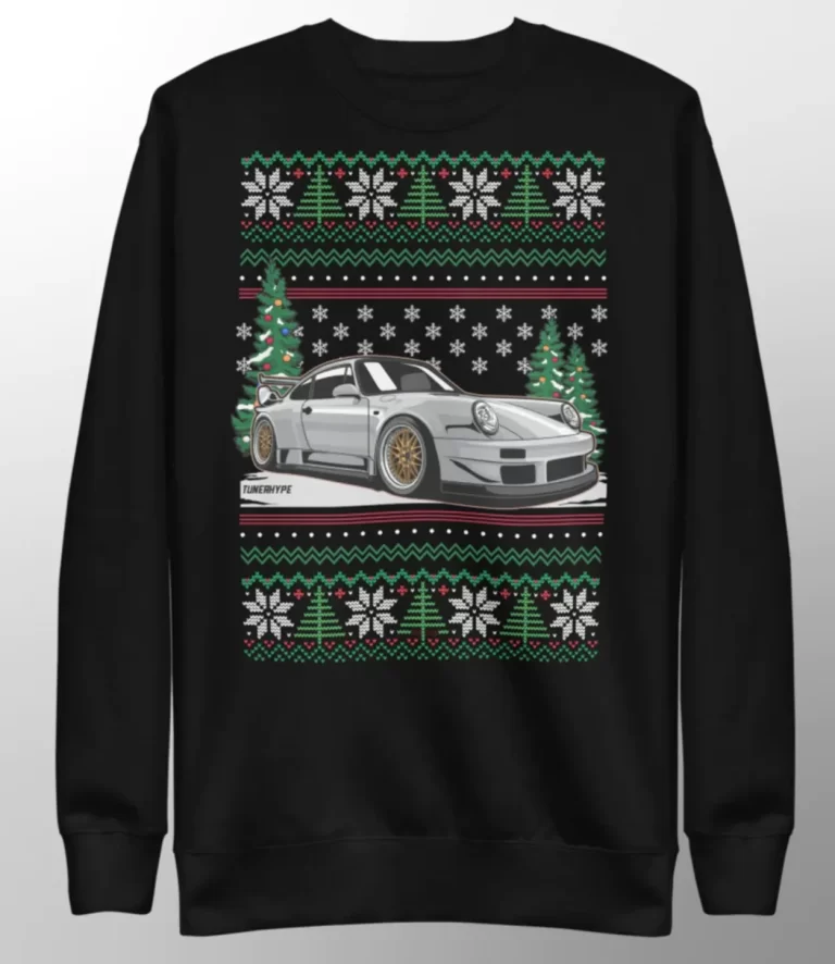 Porsche christmas sweater tuner