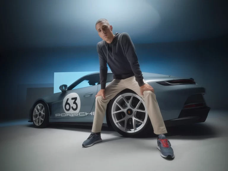 Porsche gift shoes with car